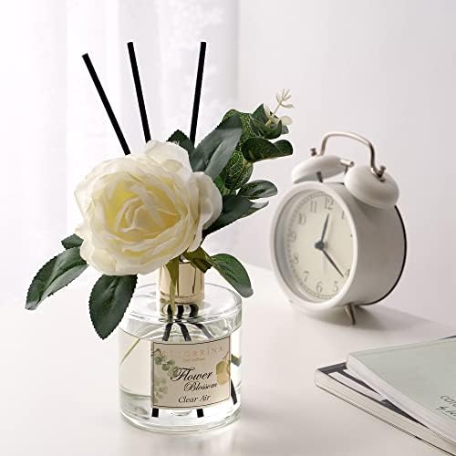 COCORRÍNA Reed Diffuser - Cashmere Vanilla 6.7 fl oz Reed Diffuser for Bedroom Bathroom Home Décor