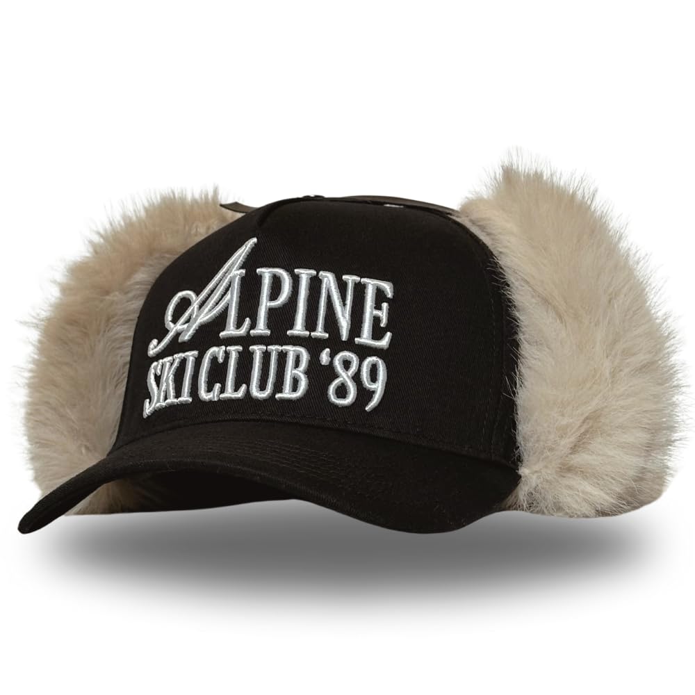 Vintage Fashion Trucker Hat | Men & Women | Trendy Cute Retro Red Caps for Country & Western | Camo Fur Cotton | Snapback