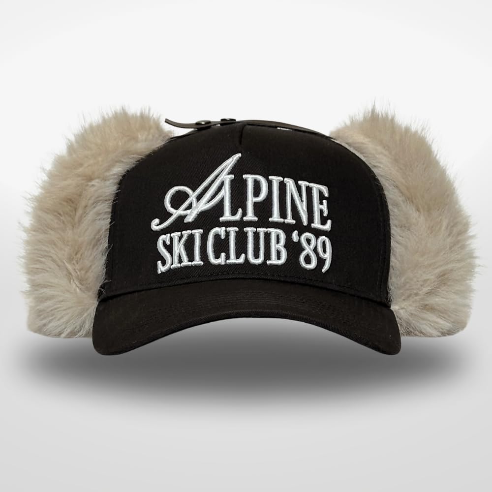 Vintage Fashion Trucker Hat | Men & Women | Trendy Cute Retro Red Caps for Country & Western | Camo Fur Cotton | Snapback
