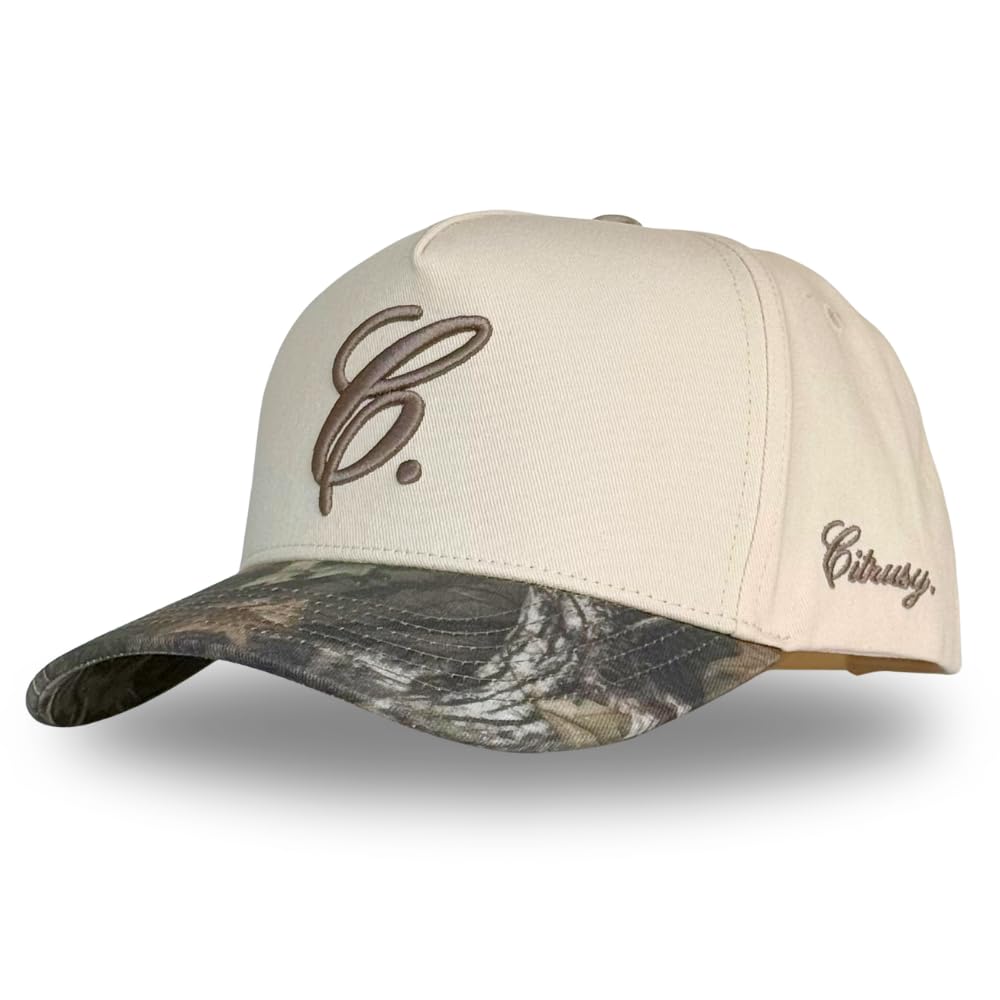 Vintage Fashion Trucker Hat | Men & Women | Trendy Cute Retro Red Caps for Country & Western | Camo Fur Cotton | Snapback