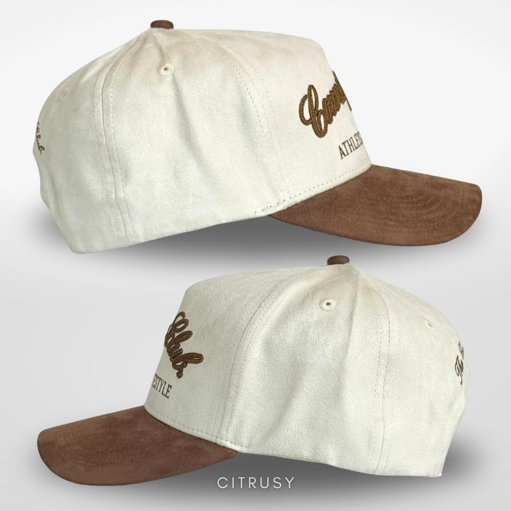 Vintage Western Trucker Hat | Men & Women | Country Cute Caps for Cowgirls Cowboys | Camo Denim Embroidered Cotton | Snapback