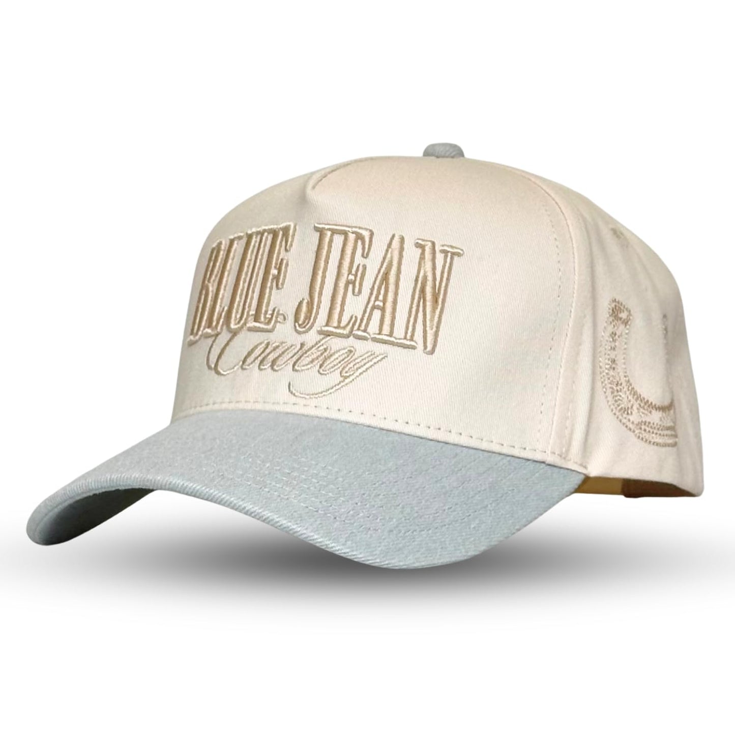Vintage Western Trucker Hat | Men & Women | Country Cute Caps for Cowgirls Cowboys | Camo Denim Embroidered Cotton | Snapback