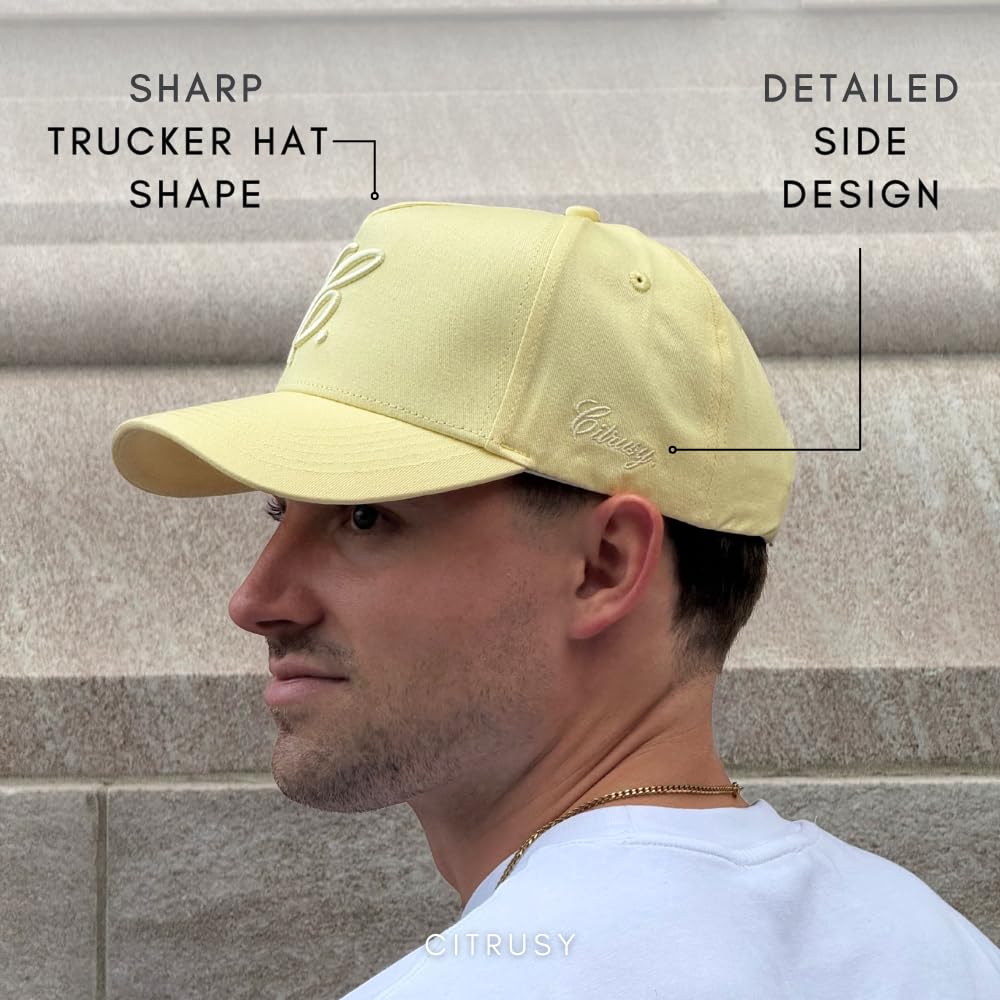 Vintage Fashion Trucker Hat | Men & Women | Trendy Cute Retro Red Caps for Country & Western | Camo Fur Cotton | Snapback