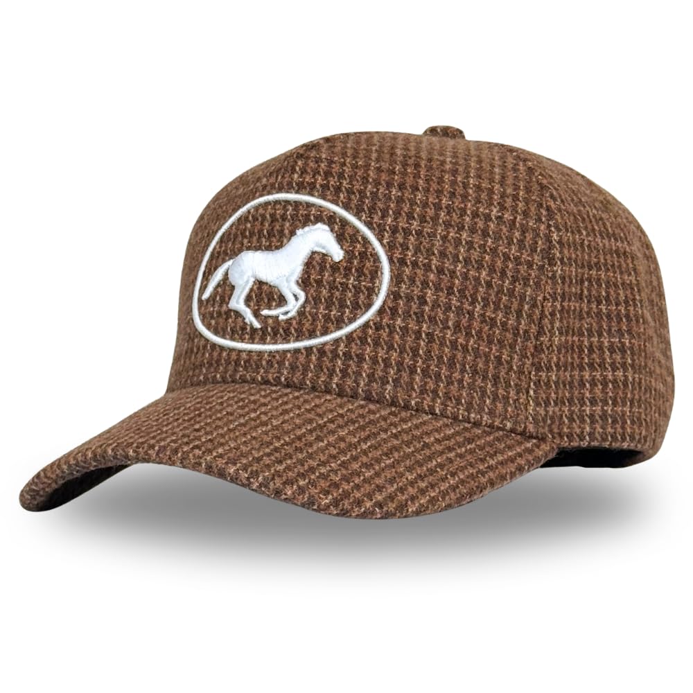 Vintage Western Trucker Hat | Men & Women | Country Cute Caps for Cowgirls Cowboys | Camo Denim Embroidered Cotton | Snapback