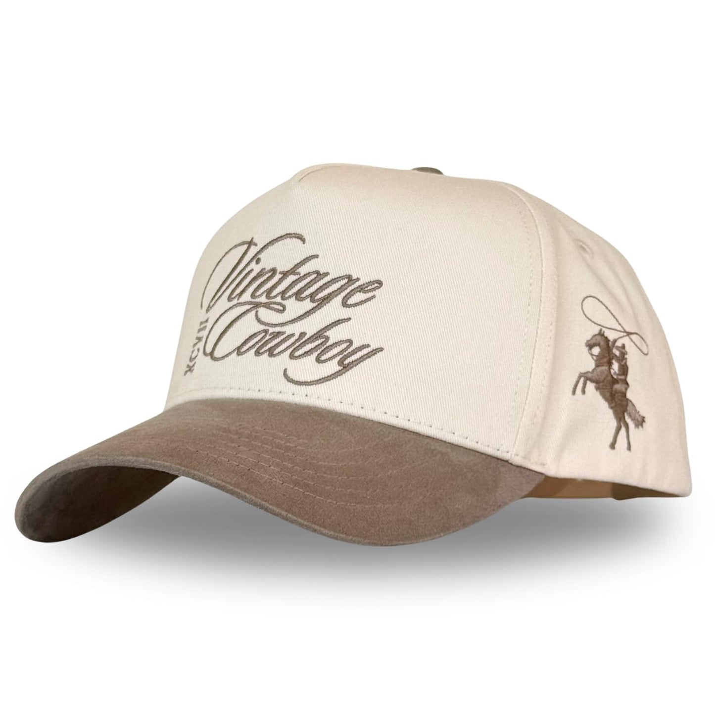 Vintage Western Trucker Hat | Men & Women | Country Cute Caps for Cowgirls Cowboys | Camo Denim Embroidered Cotton | Snapback