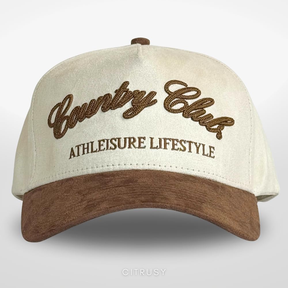 Vintage Western Trucker Hat | Men & Women | Country Cute Caps for Cowgirls Cowboys | Camo Denim Embroidered Cotton | Snapback