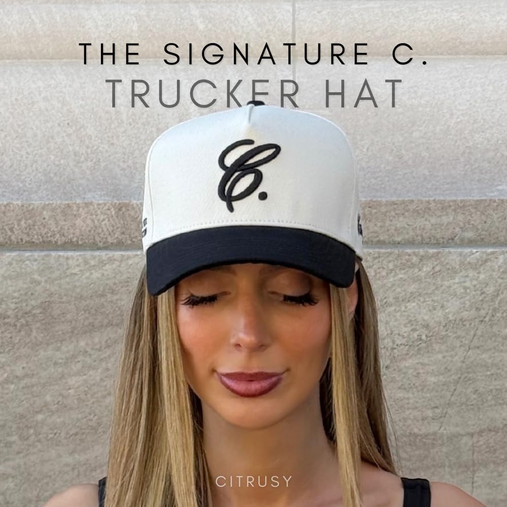 Vintage Fashion Trucker Hat | Men & Women | Trendy Cute Retro Red Caps for Country & Western | Camo Fur Cotton | Snapback