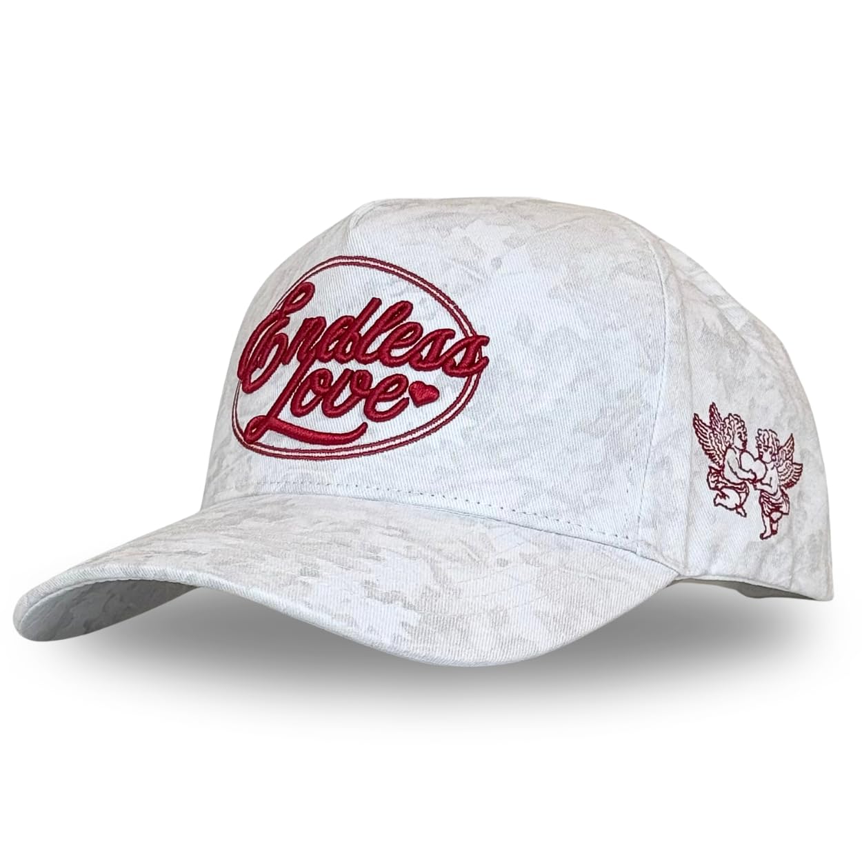 Vintage Fashion Trucker Hat | Men & Women | Trendy Cute Retro Red Caps for Country & Western | Camo Fur Cotton | Snapback