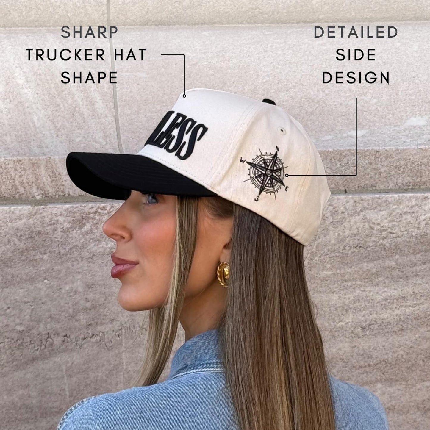 Vintage Fashion Trucker Hat | Men & Women | Trendy Cute Retro Red Caps for Country & Western | Camo Fur Cotton | Snapback