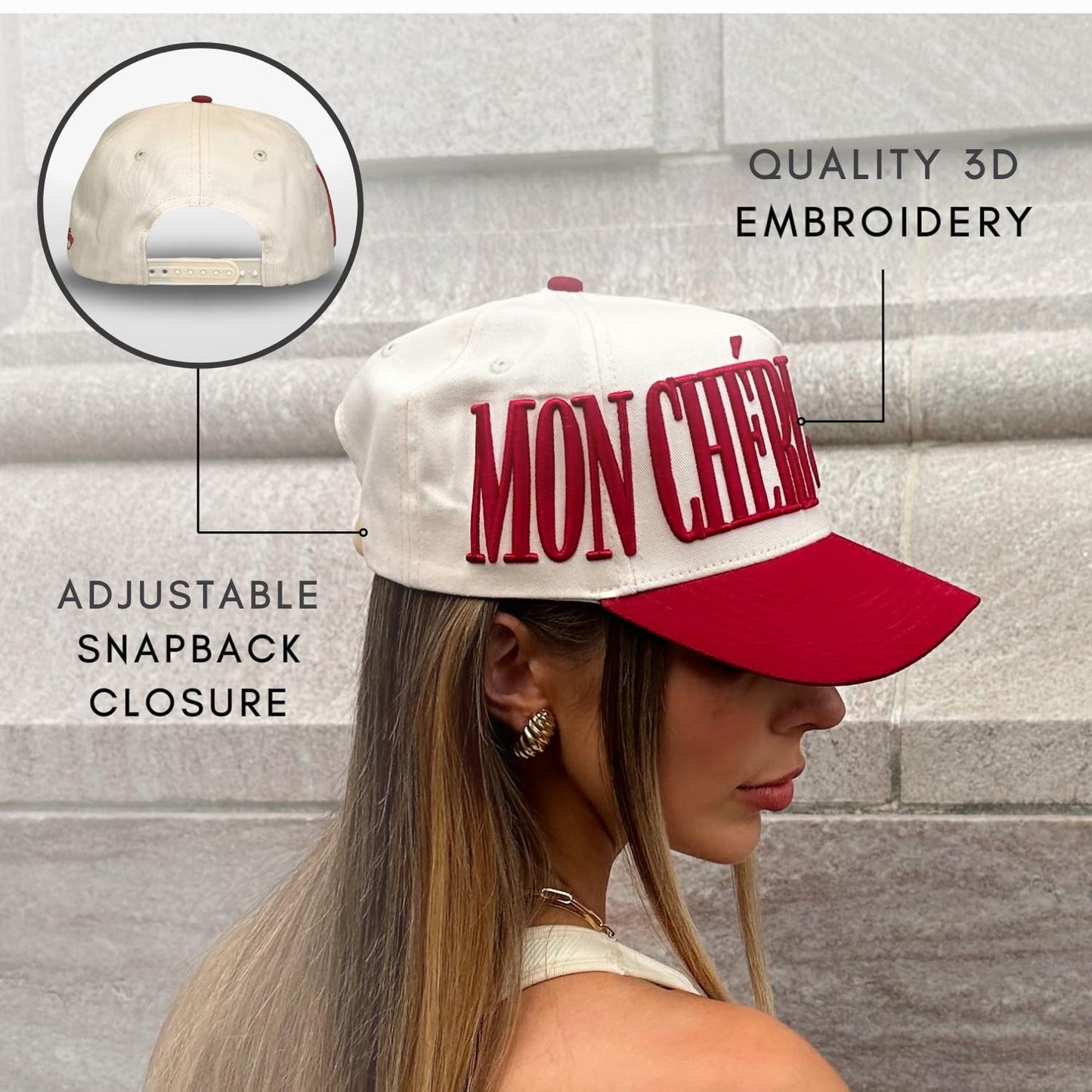 Vintage Fashion Trucker Hat | Men & Women | Trendy Cute Retro Red Caps for Country & Western | Camo Fur Cotton | Snapback