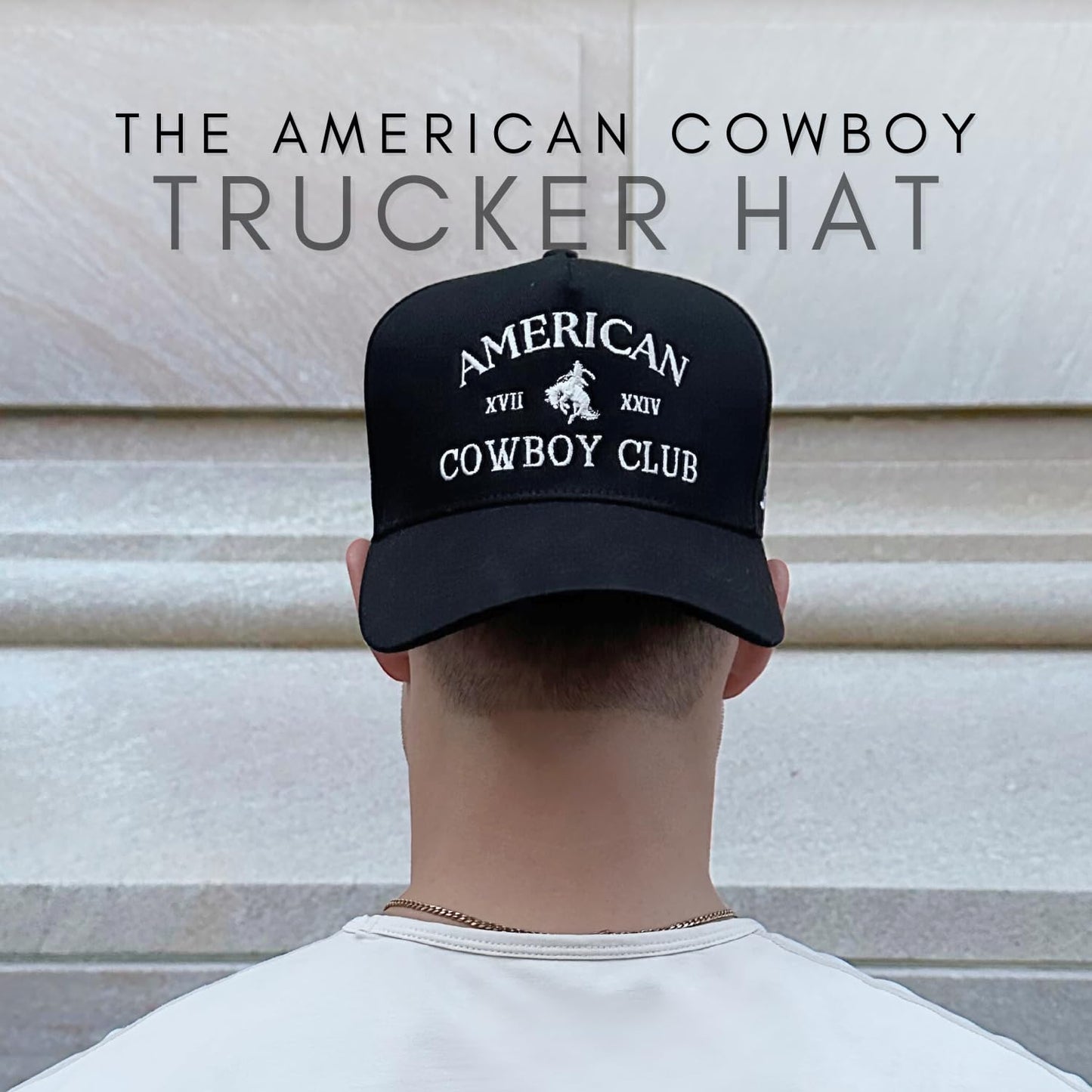 Vintage Western Trucker Hat | Men & Women | Country Cute Caps for Cowgirls Cowboys | Camo Denim Embroidered Cotton | Snapback